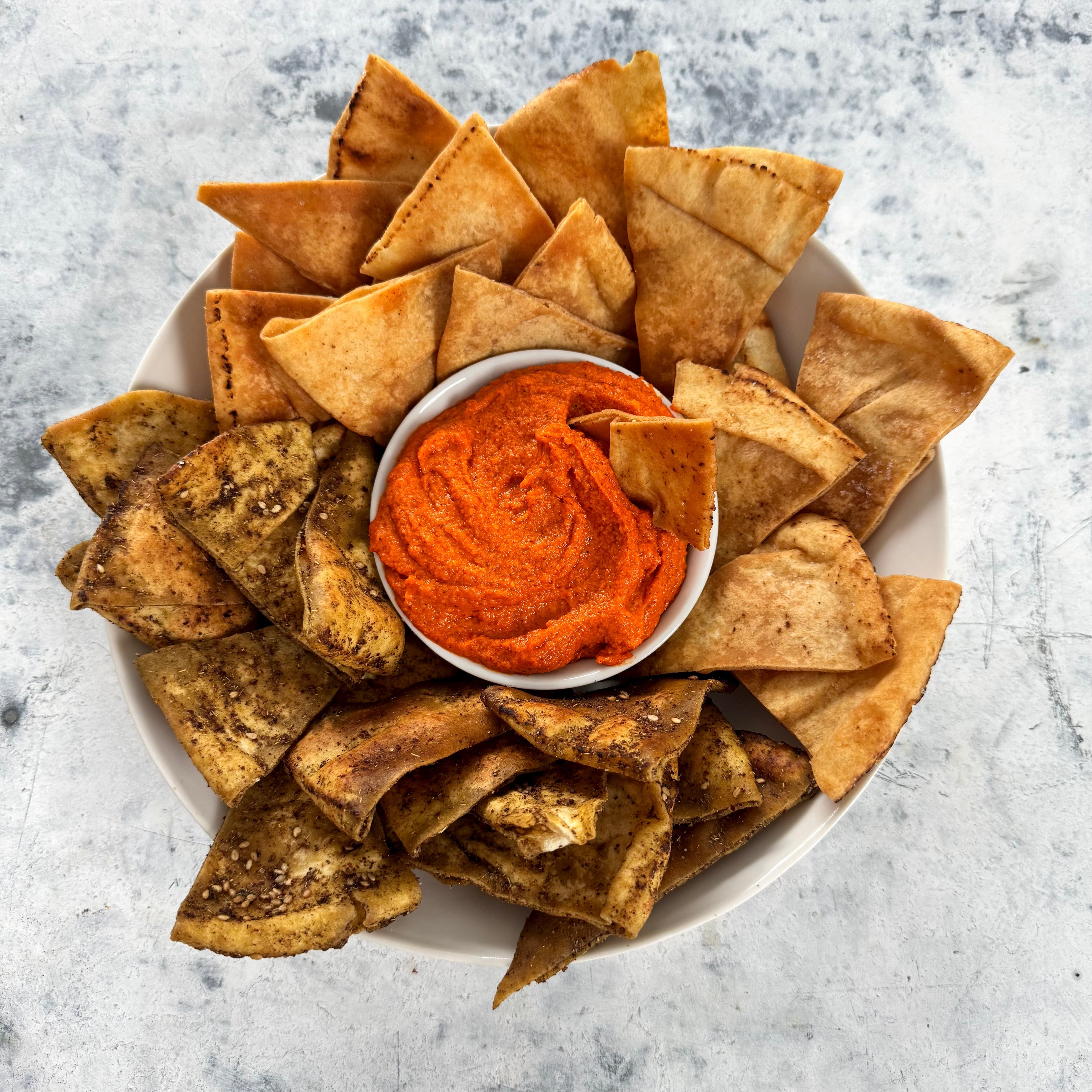 Roasted Red Pepper Dip – Zaza Snacks